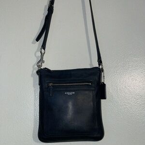 Offers$! Coach Legacy Soft Black Leather Crossbody Bag (Wallet SOLD)